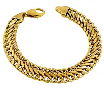 9ct gold 10.7g 7 ins curb Bracelet